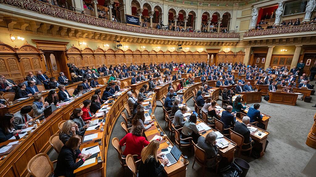 Die Vereinigte Bundesversammlung anlässlich der Gesamterneuerungswahlen