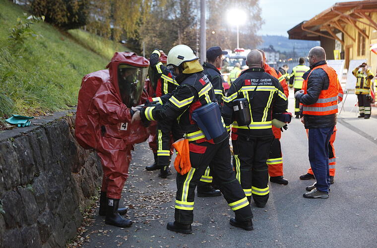 ChemieAlarm am Bahnhof Immensee