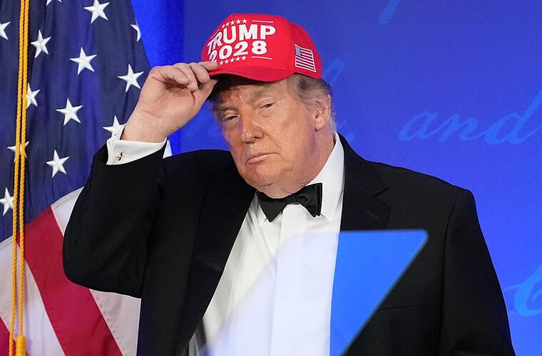 War das lustig gemeint? Trump floppt als Gastredner an einer Journalisten-Gala