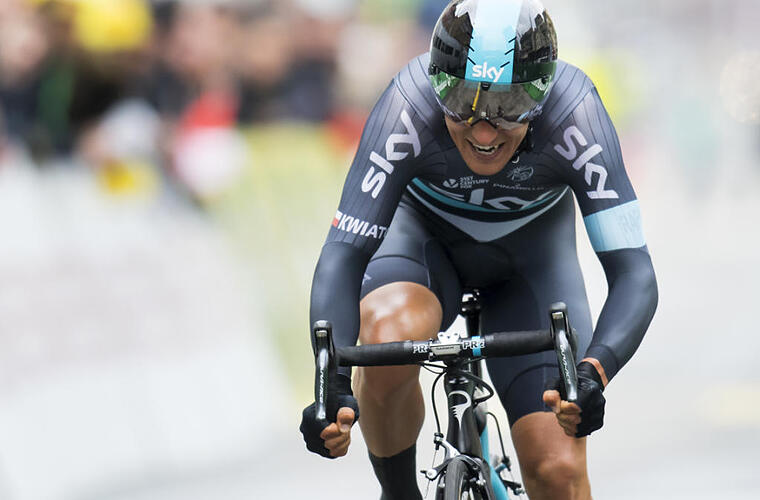 Team Sky dominiert das Mannschaftszeitfahren