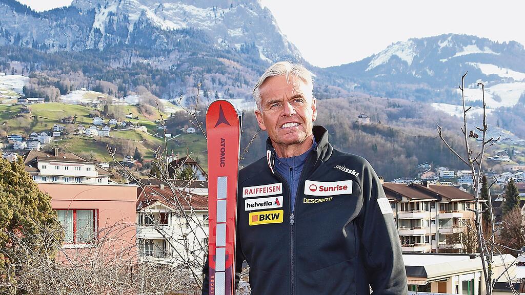 Franz Heinzer erinnert sich noch heute an seine Fahrten am Lauberhorn