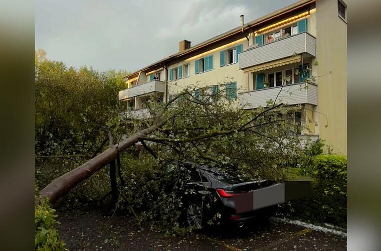 Hagel, Starkregen und Sturmböen: Gewitterzelle sorgt für Schäden