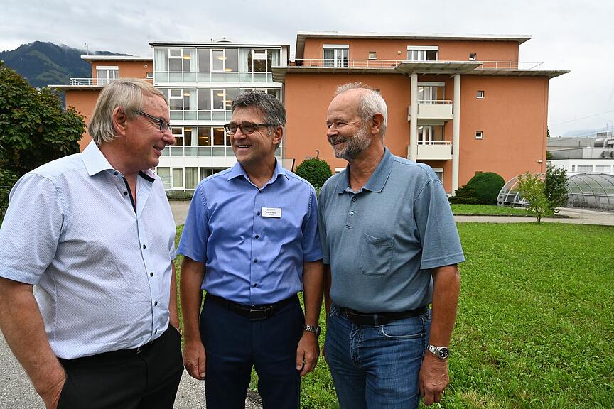 Dieses Männertrio darf beim «Schärme»-Jubiläum in Sarnen mitfeiern