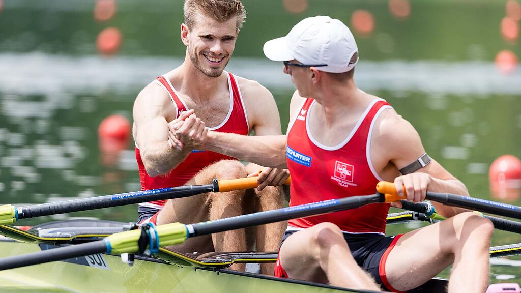 Für sie läuft alles nach Plan auf dem Rotsee Jan Schäuble und Raphaël