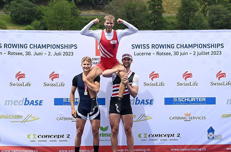 Jan Schäuble verteidigt Titel an RuderMeisterschaft in Luzern