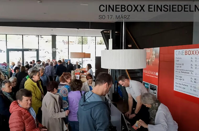 Alle wollen den Film mit Christian Gwerder sehen